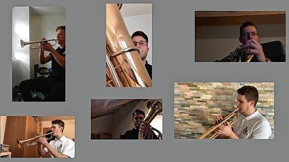 Stadtmusik Tiengen probt nun digital.