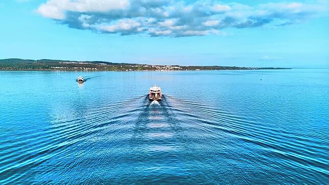 Die Fähre der Stadtwerke Konstanz zwischen Meersburg und Konstanz verkehrt ab dem 1. April wieder im Schnellkurs.