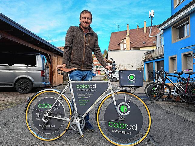 Janosch Brase (35) hat schon lange eine Leidenschaft fürs Fahrradfahren.