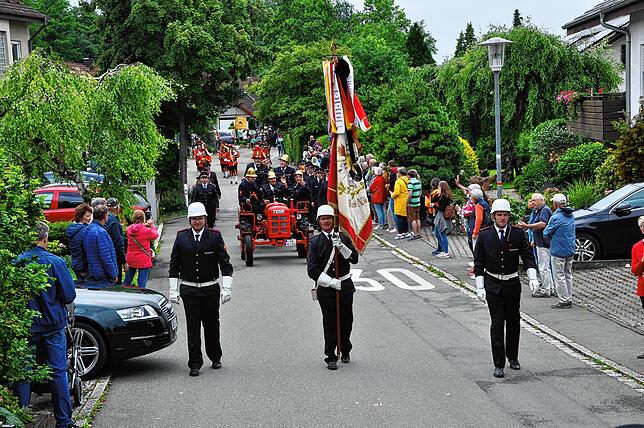 Bild 6: Der Musikverein Riedheim veranstaltet den Pfingstmusikfest Jubiläumszug – das sind die besten Bilder