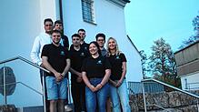 Der Vorstand der Katholischen Landjugendgruppe Schwandorf (von links) Lion Martin, Jakob Winter, Manuel Fritz, Lukas Kabisreiter, Aaron ...