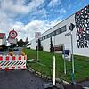 Durch die Sperrung der Friedrich-Ebert-Straße sind auch an anderer Stelle, hier die Schellenbergstraße, Warnbarken aufgestellt. Die ...