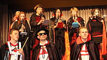 Musik beim Auftritt.