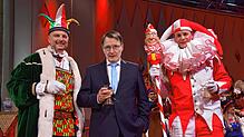 So ungefähr könnte es am Schmotzigen Dunschtig 2024 aussehen, wenn Karl Lauterbach als Beklagter beim Narrengericht auf der Bühne steht. ...