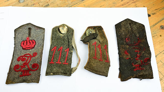 Ein Beweis, dass sich unter den Soldaten, die hier vermisst werden, Angehörige des badischen Reserve-Infanterieregiments 111 befinden. ...
