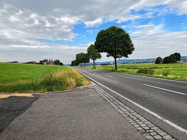Im Hintergrund liegt Donaueschingen. In der Ebene läuft es noch hervorragend.