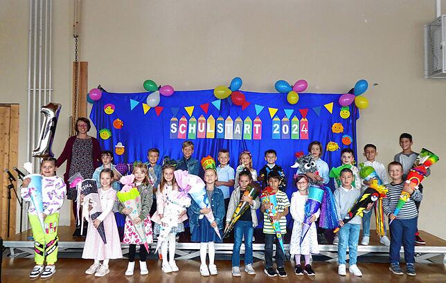 20 Kinder besuchen die Klasse 1a der Talschule Wehr. Neu an der Schule ist Klassenlehrerin Kathrin Günther.
