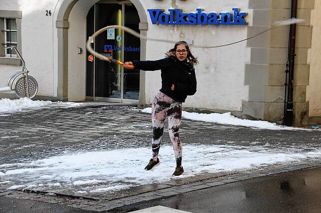 Sophie Muffler zeigt ihr Können.