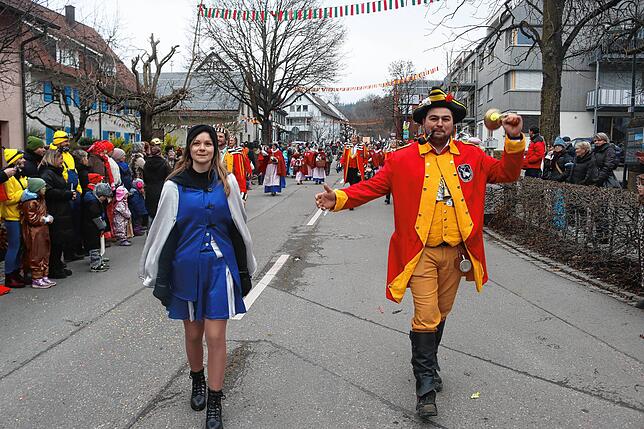 Bild 17: Bonndorf feiert den 40. Geburtstag des Narrenvereins mit riesigem Umzug