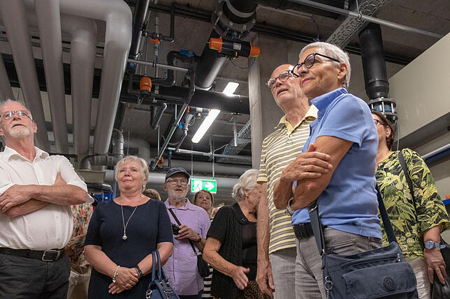 Die Besucher staunten über die viele Technik.