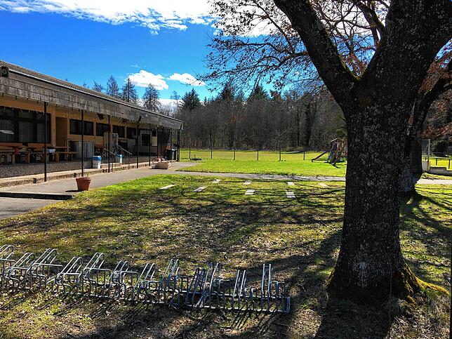 Wenn die Gemeinde einen Bauwagen für einen Waldkindergarten am Waldrand hinter dem Sportgelände aufstellen würde, könnten die Kinder die ...
