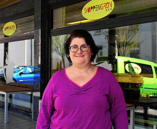 Angélique Nürnberger-Llanos hat vor einem Jahr das Restaurant Suppengrün übernommen und kämpft jetzt um ihre Existenz.