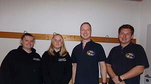 Das neue Wolterdinger Landjugend-Vorstandsteam (von links): Britta Käfer, Larissa Köhler, Alexander Kopp und Eric Köhler. Foto: Anita ...