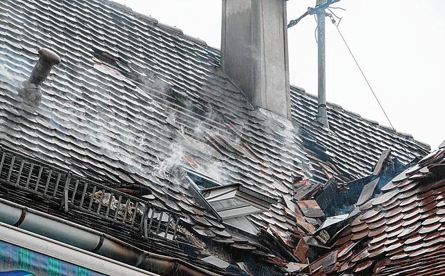 Ein Dachstuhlbrand am 12. Juli 2016 war ebenfalls einer der großen Einsätze der Freiwilligen Feuerwehr Bermatingen.
