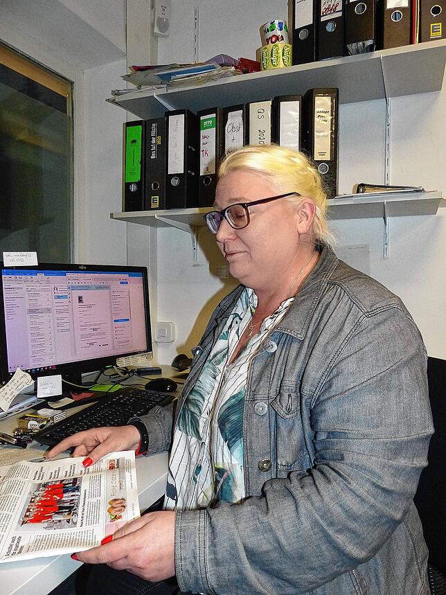 Überstunden sind für Silke Sulger jetzt an der Tagesordnung, um die Herausforderungen in Zeiten zu bewältigen. Bild: Christiane Keutner