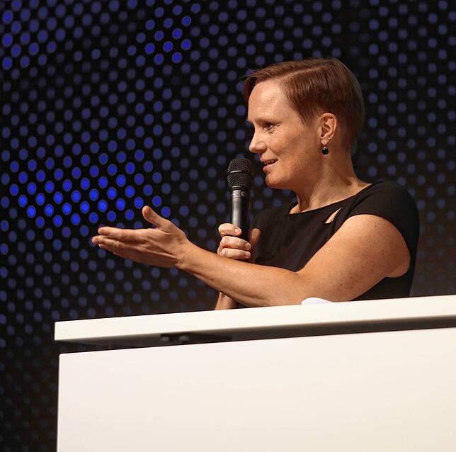 Alexandra Thoß von der Industrie- und Handelskammer Hochrhein-Bodensee appellierte: Bildet aus!