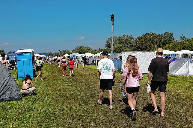 Bild 12: Campus Festival Konstanz 2024: Bilder vom Campingplatz am Freitag