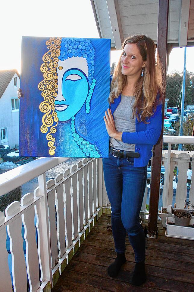 Schafft Kunst und bringt Menschen damit zusammen: Amelie Monira Egenolf aus Heiligenberg im Linzgau.