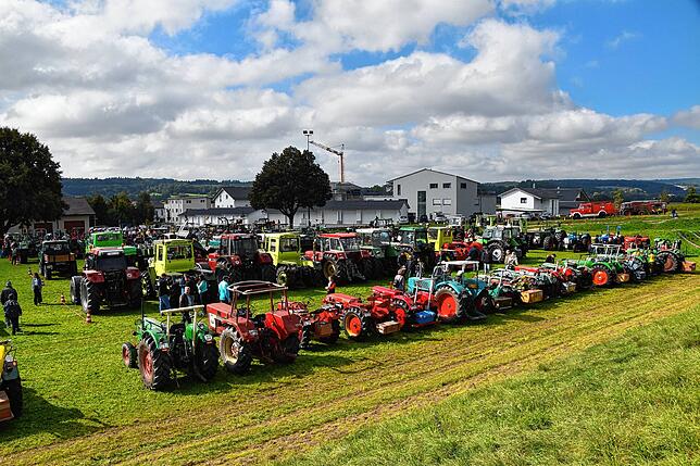 Bild 24: Oldtimer, Schlachtplatte, Musik: So war das Herbstfest in Orsingen