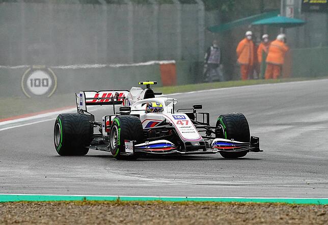 Mick Schumacher in seinem Boliden.