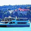 Bis dieses Bild zur Gewohnheit wird, dauert es noch ein bisschen: Das neue Elektroschiff der BSB, die MS &bdquo;Insel Mainau&ldquo;, am ...