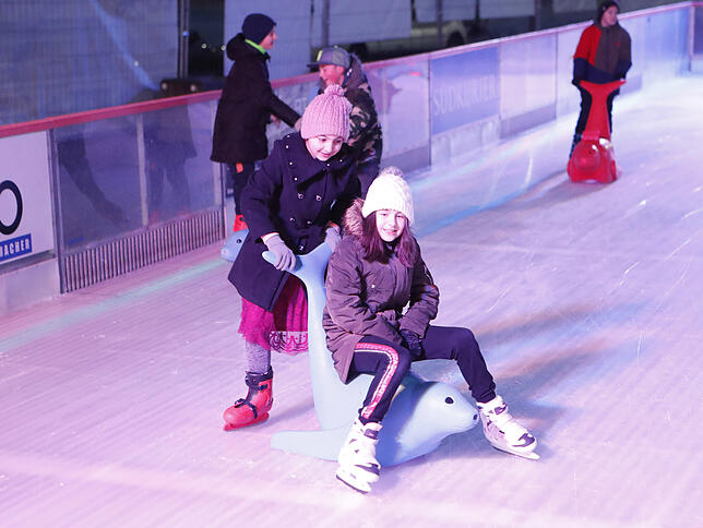 Bild 12: Alle Bilder zum Start der Blumberger Eisbahn