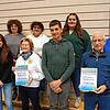 Vorstandsmitglieder und Geehrte beim Narrenverein Bachheim (von links): Melanie Kuttruff, Christine Siebler Waltraud Bausch, Grazia ...
