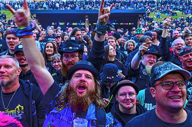 Bild 1: So heavy war der Tennenbronner Metalacker am Freitag