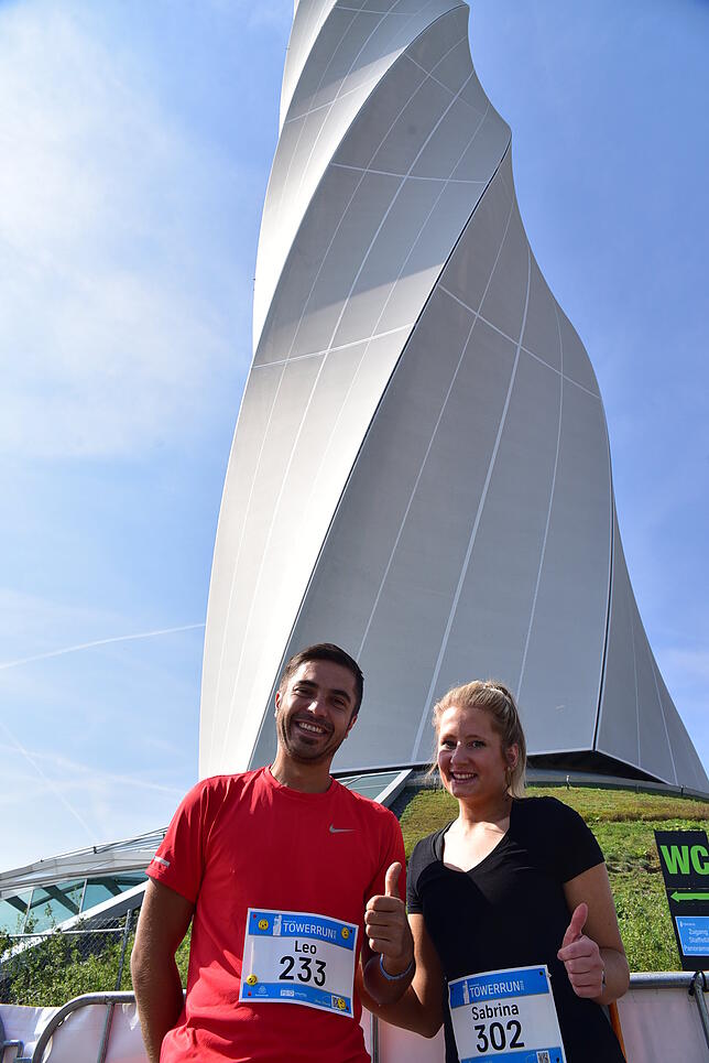 Bild 8: Bilder vom Treppenlauf im Rottweiler Testturm