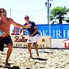 Beachtennis-Ass Oliver Munz (links) wird mit seinem Partner Alexander Bailer auch dieses Jahr wieder in Überlingen dabei sein.