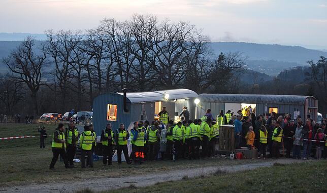 Bild 38: Markdorfer Funkenfeuer: So läuft der Aufbau – erste Eindrücke in Bildern
