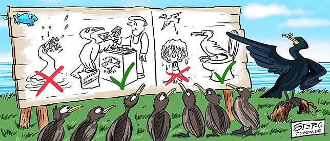 Bild 41: Die Karikatur der Woche: Reagenz verwechselt?