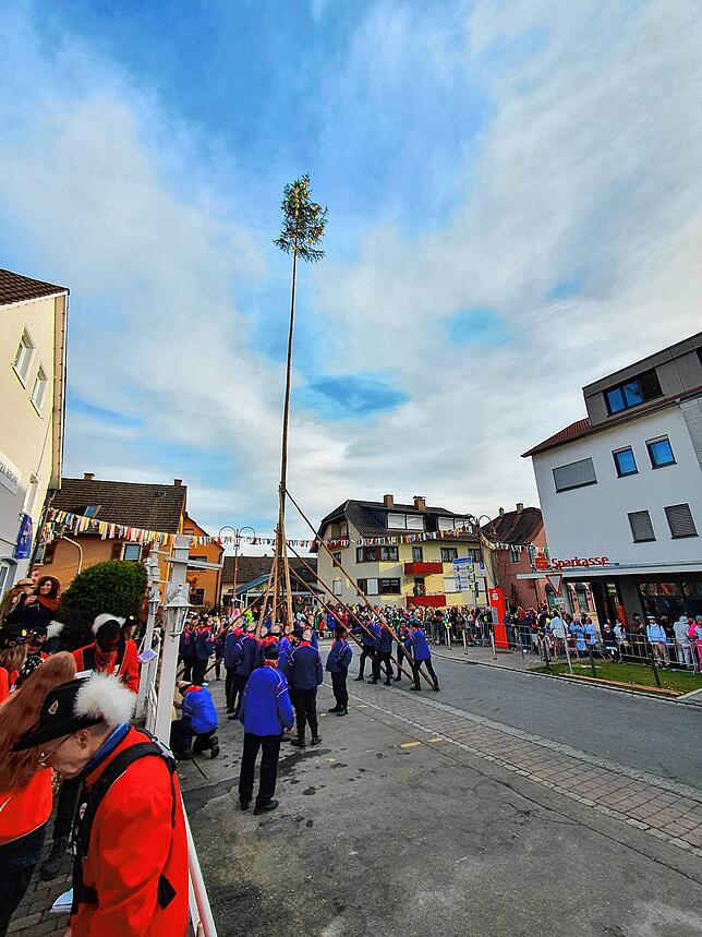 Bild 13: Bilder vom Umzug und Narrenbaumstellen in Ludwigshafen bei der Krone