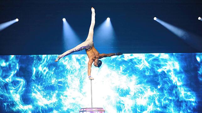 Bild 22: Spektakuläre Auftritte &ndash; Fotos der sportlichen Akteure bei der Turngala in der Schänzlehalle
