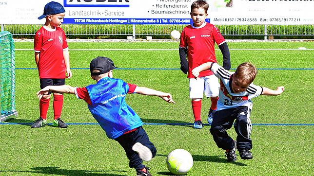 Spaß am Spiel &ndash; der Südbadische Fußballverband hat in Kooperation mit dem SC Freiburg neue Konzepte für den Kinderfußball ...