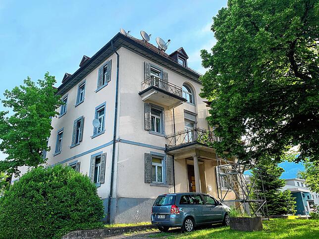Das alte Krankenhaus in der Georg-Kerner-Straße.