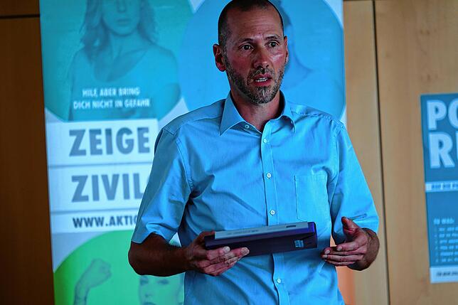 Jörg Herzog schritt bei einer Prügelei ein.