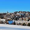 Ein aktuelles Winter-Panorama der Stadt St. Georgen. Das Gesicht der Bergstadt wird sich in den kommenden Jahren verändert. Die ...