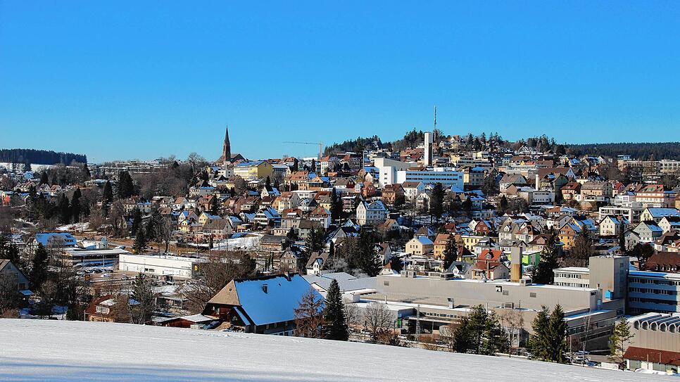 Ein aktuelles Winter-Panorama der Stadt St. Georgen. Das Gesicht der Bergstadt wird sich in den kommenden Jahren verändert. Die ...
