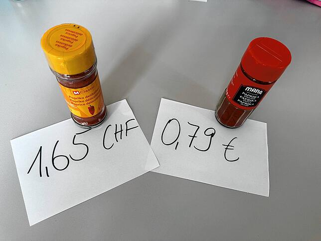 Bild 8: Überraschung beim Preisvergleich in Deutschland – Schweiz: Ein Produkt ist in der Schweiz viel günstiger!