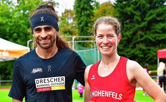 Bild 1: Omar Tareq und Michaela Gertis gewinnen den 34. Wehratallauf – und wir haben Fotos!