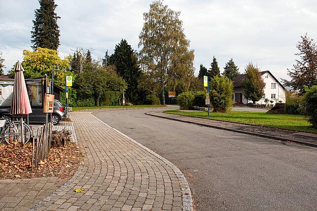 Soll barrierefrei werden: Die Bushaltestelle Endorf in Öhningen.