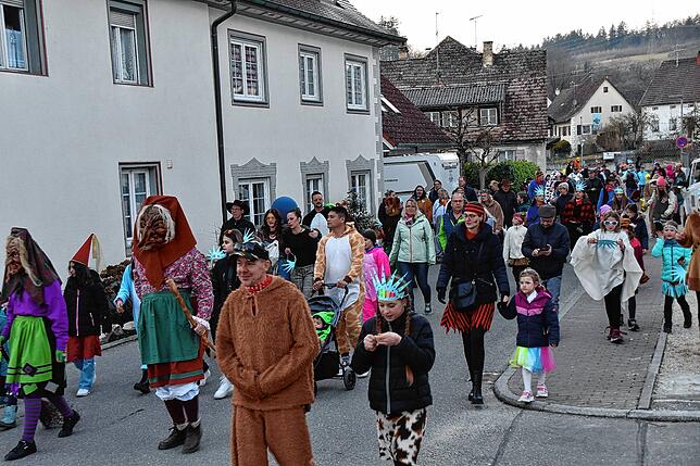 Bild 30: Narren feiern Rosenmontag mit Kindernachmittag und Fackelzug