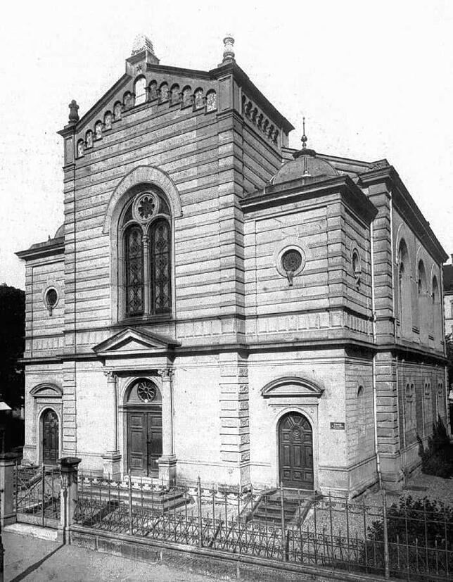 Wurde bei der Reichspogromnacht im Jahr 1938 zerstört: die alte Synagoge von Konstanz.
