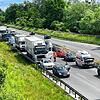 Auf der B33 staute es sich am Donnerstag, 16. Mai, in Fahrtrichtung Singen. Die Strecke war nach einem Unfall stundenlang gesperrt.