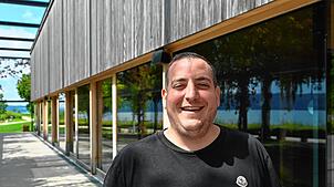 Marco Bentivegna bewirbt sich für die Uferparkgastronomie. Mit seinem Konzept von authentisch badischer Küche mit mediterranen Akzenten ...