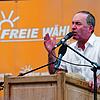 Hubert Aiwanger, Bundesvorsitzender der Freien Wähler und stellvertretender Ministerpräsident von Bayern, sieht sich mit möglichen ...