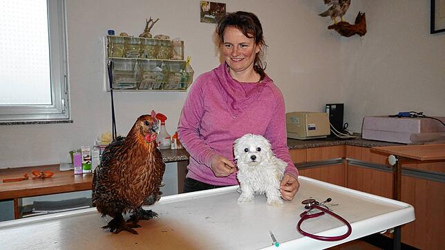 Aufs Huhn und auf den Hund gekommen sind viele Menschen während der Pandemie, wie Tierärztin Angelika Bernhardt-Welte aus ...