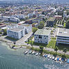 Ein Blick auf die Hochschule für Technik, Wirtschaft und Gestaltung Konstanz (HTWG). Hinter den Kulissen sind aktuell viele Fragen zur ...
