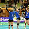 Jubel bei den Villinger Volleyballerinnen. Nach dem deutlichen Heimerfolg gegen den MTV Ludwigsburg sind die TVV-Damen neuer ...